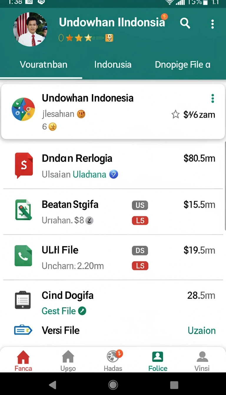 Tampilan utama aplikasi Review Aplikasi asia77 Versi Terbaru yang intuitif dan efisien.