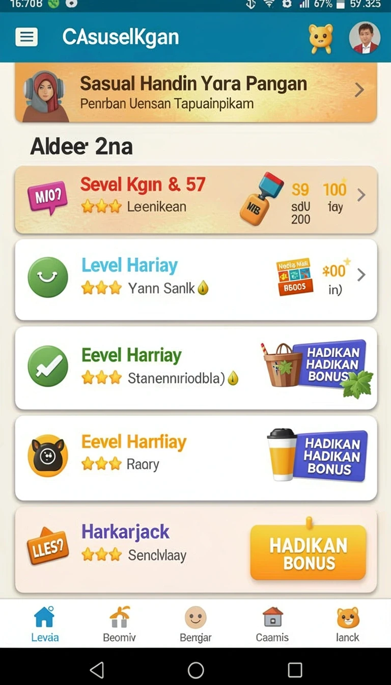 Tampilan utama aplikasi Review Aplikasi hargatoto Versi Terbaru yang intuitif dan efisien.